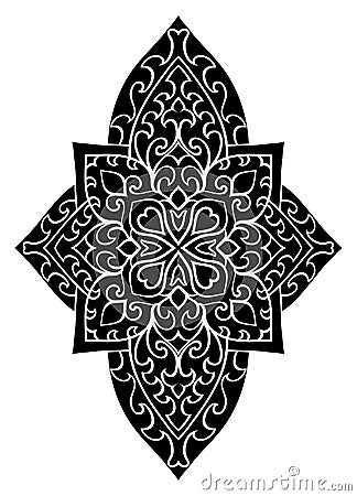 Oriental abstract ornament. Vector Illustration