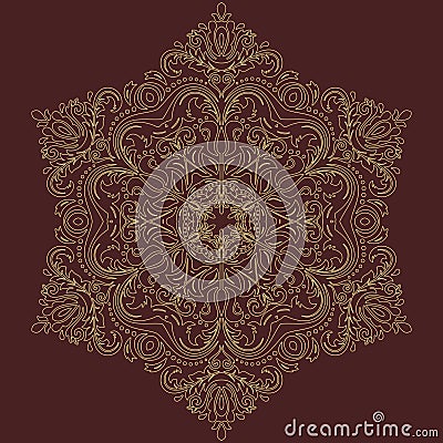 Oriental Abstract Pattern Stock Photo