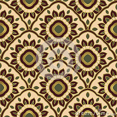 Oriental abstract pattern Vector Illustration