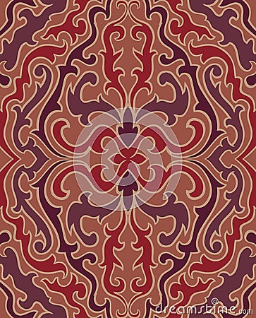 Oriental abstract pattern. Vector Illustration