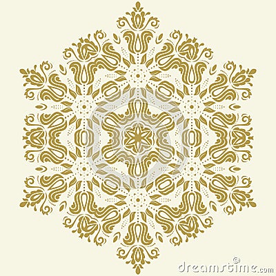 Oriental Abstract Vector Pattern Vector Illustration