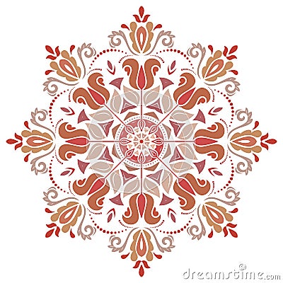 Oriental Abstract Vector Pattern Vector Illustration