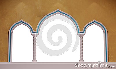 Oriental archway Stock Photo