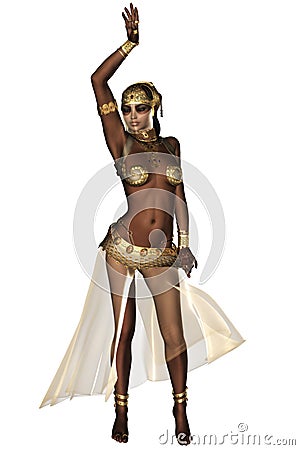 Oriental Bellydancer Stock Photo