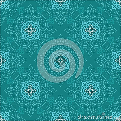 Oriental Chinese Seamless Tile Vector Illustration