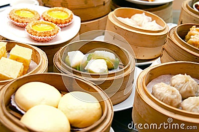 Oriental Dim Sum Stock Photo