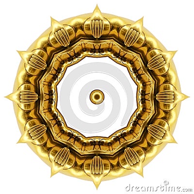 Oriental gold ornament texture Stock Photo