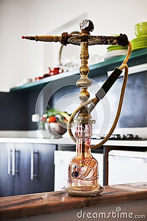 Oriental hookah Stock Photo