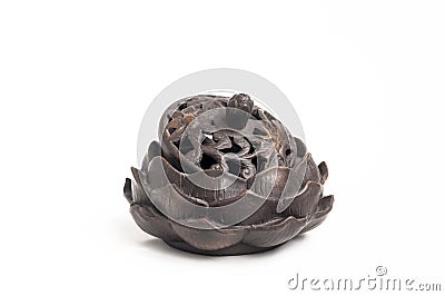 Oriental lotus incense Stock Photo