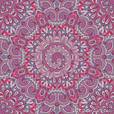 Oriental ornate seamless pattern. Vector Illustration