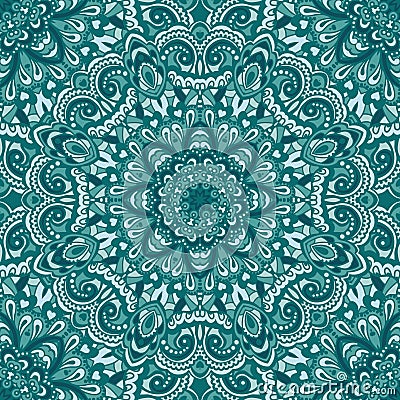 Oriental ornate seamless pattern. Vector Illustration