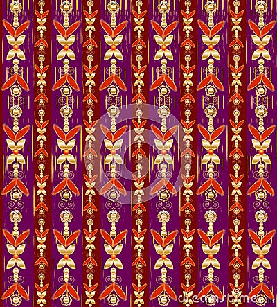 Oriental pattern background Stock Photo