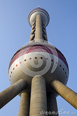 Oriental Pearl Tower Stock Photo