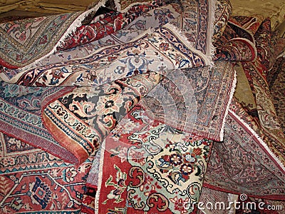 Oriental Rugs Stock Photo
