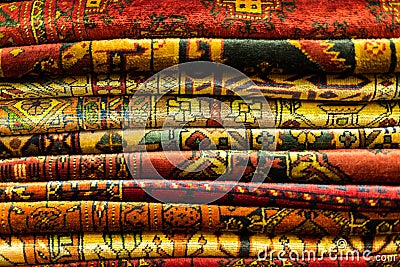 Oriental rugs Stock Photo