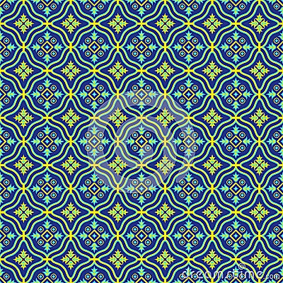 Oriental seamless pattern. Vector Illustration