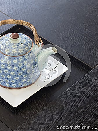 Oriental teapot Stock Photo