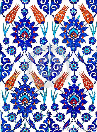 Oriental Tiles Stock Photo