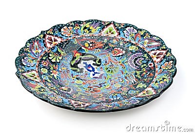 Oriental traditional decorative plate Stock Photo