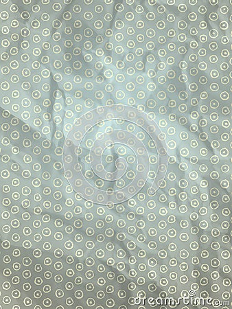 Oriental wrapping paper with circles and dots Vector Illustration