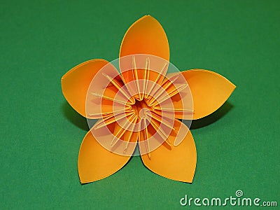 Origami flower Stock Photo