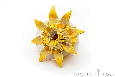 Origami Flower Stock Photo