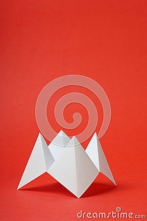Origami Fortune Teller Stock Photo