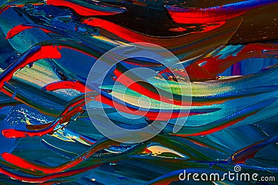 The original abstract oil painting. Background. Stock Photo