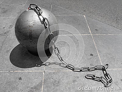 Original anti-theft device. Stock Photo