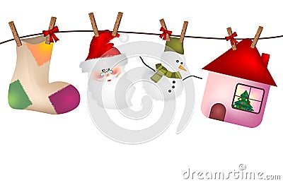 Original Christmas background Stock Photo