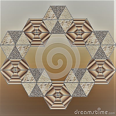 Original geometric patterns page background Stock Photo