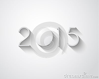 Original 2015 happy new year modern background Vector Illustration