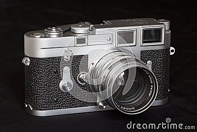 An original Leica M3 Rangefinder camera Editorial Stock Photo