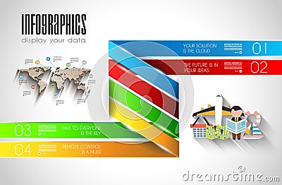 Original Style Infographic Template Vector Illustration