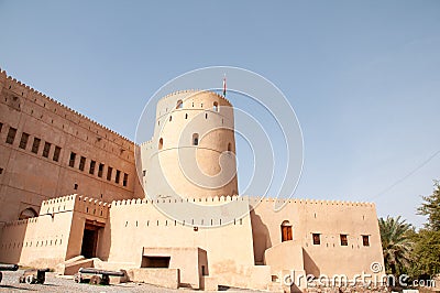 Rustaq old fort, Rustaq, Oman Editorial Stock Photo