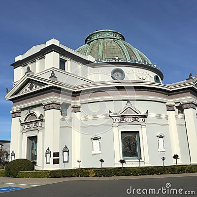 Columbarium and Funeral Home of San Francisco, 1. Stock Photo
