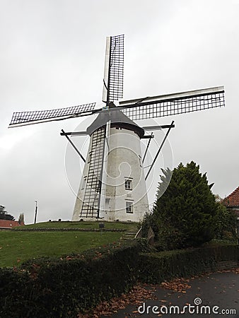 The White Mill - St. Niklaas - Belgium Stock Photo