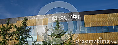 Orio al Serio, Bergamo. The facade of the new Mall Orio Center Selected stores Editorial Stock Photo