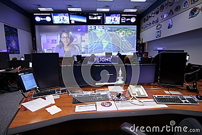 Orion Mission Control Center Editorial Stock Photo