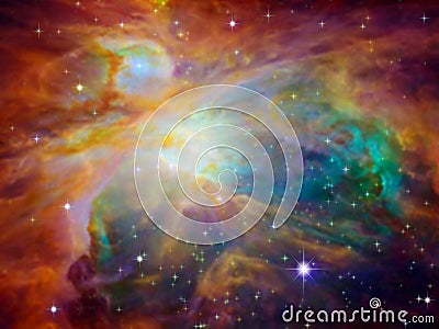 Orion Nebula Stock Photo