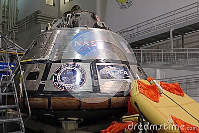 Orion Spacecraft Mockup Editorial Stock Photo