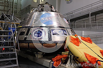 Orion Spacecraft Mockup Editorial Stock Photo