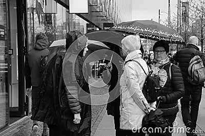 DAILY ORKING LIFE IN DANISH CAPITAL COPENHAGEN DENMARK Editorial Stock Photo