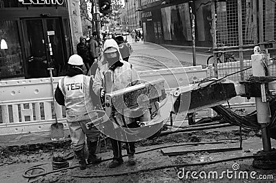 DAILY ORKING LIFE IN DANISH CAPITAL COPENHAGEN DENMARK Editorial Stock Photo