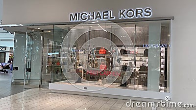 Michael Kors Retail Storefront at an Indoor Mall. Stock Footage - Video of  clothes, eyewear: 176871316