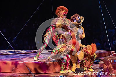 Festival of the Lion King at Animal Kingdom 29 Editorial Stock Photo