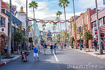 Disney`s Hollywood Studios in Orlando, Florida. Editorial Stock Photo