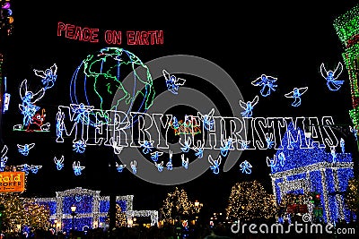 Osborne Family Spectacle of Dancing Lights Editorial Stock Photo