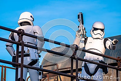 Stormtroopers at Hollywood Studios in Walt Disney World 79. Editorial Stock Photo