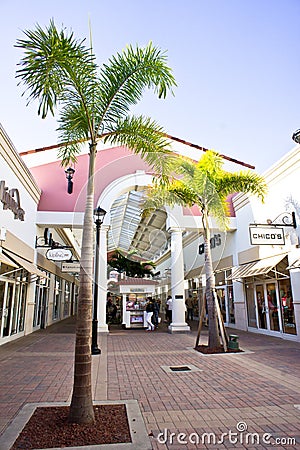 Orlando Premium Outlets Editorial Stock Photo